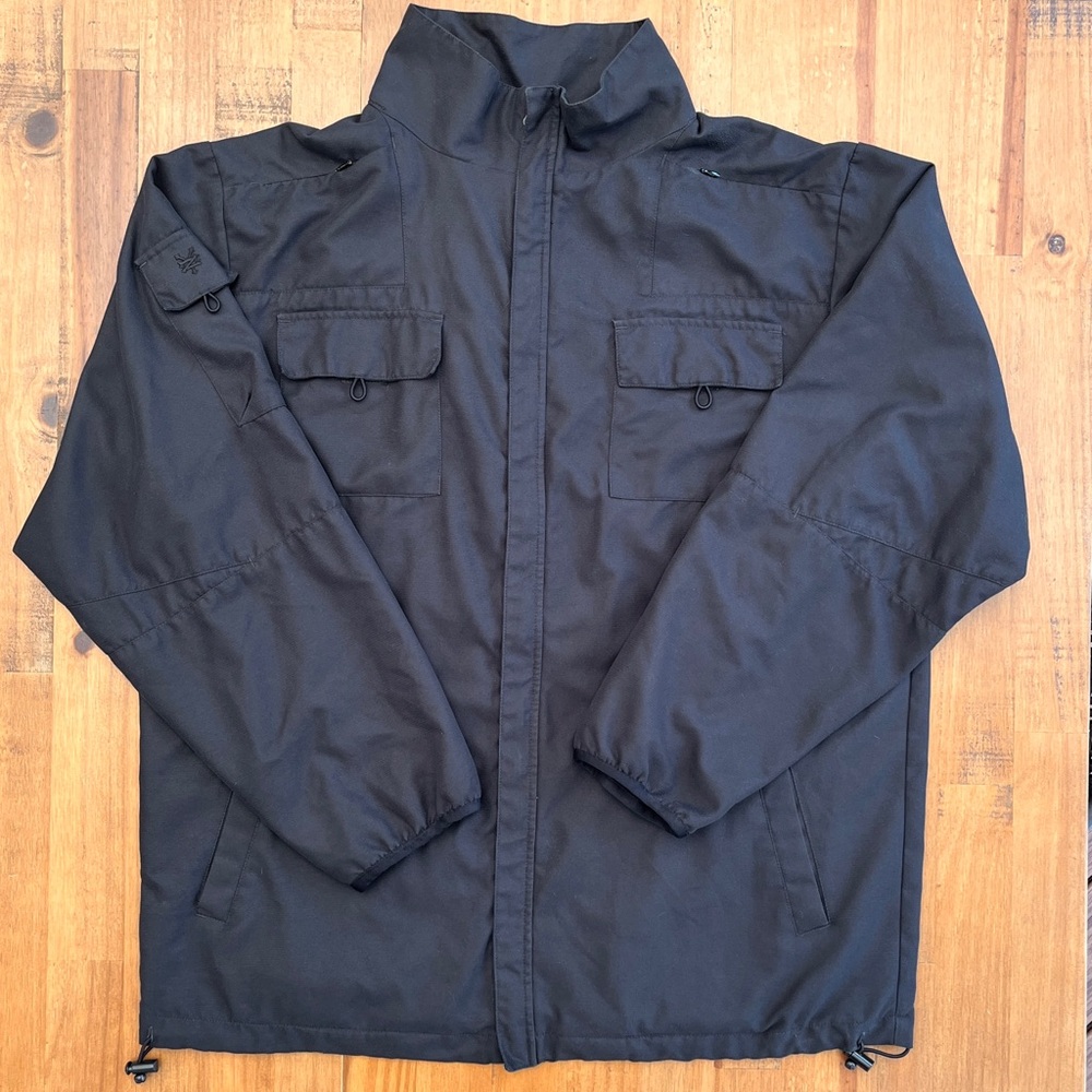 Zoo York Men’s M65 Style Military Tactical Field Jacket Black Size XL